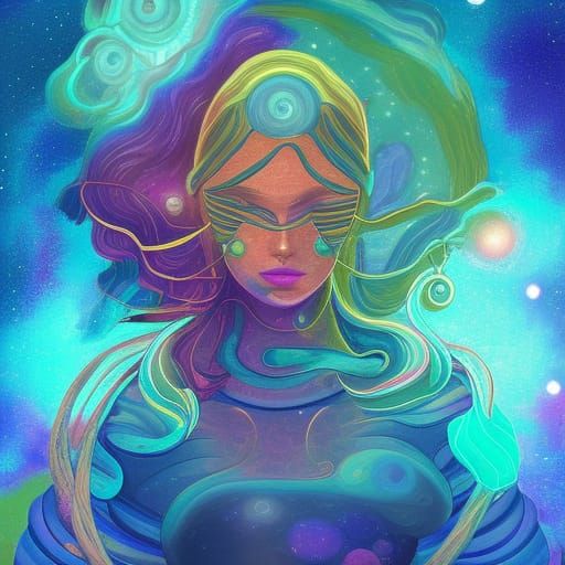 Cosmic cutie - AI Generated Artwork - NightCafe Creator