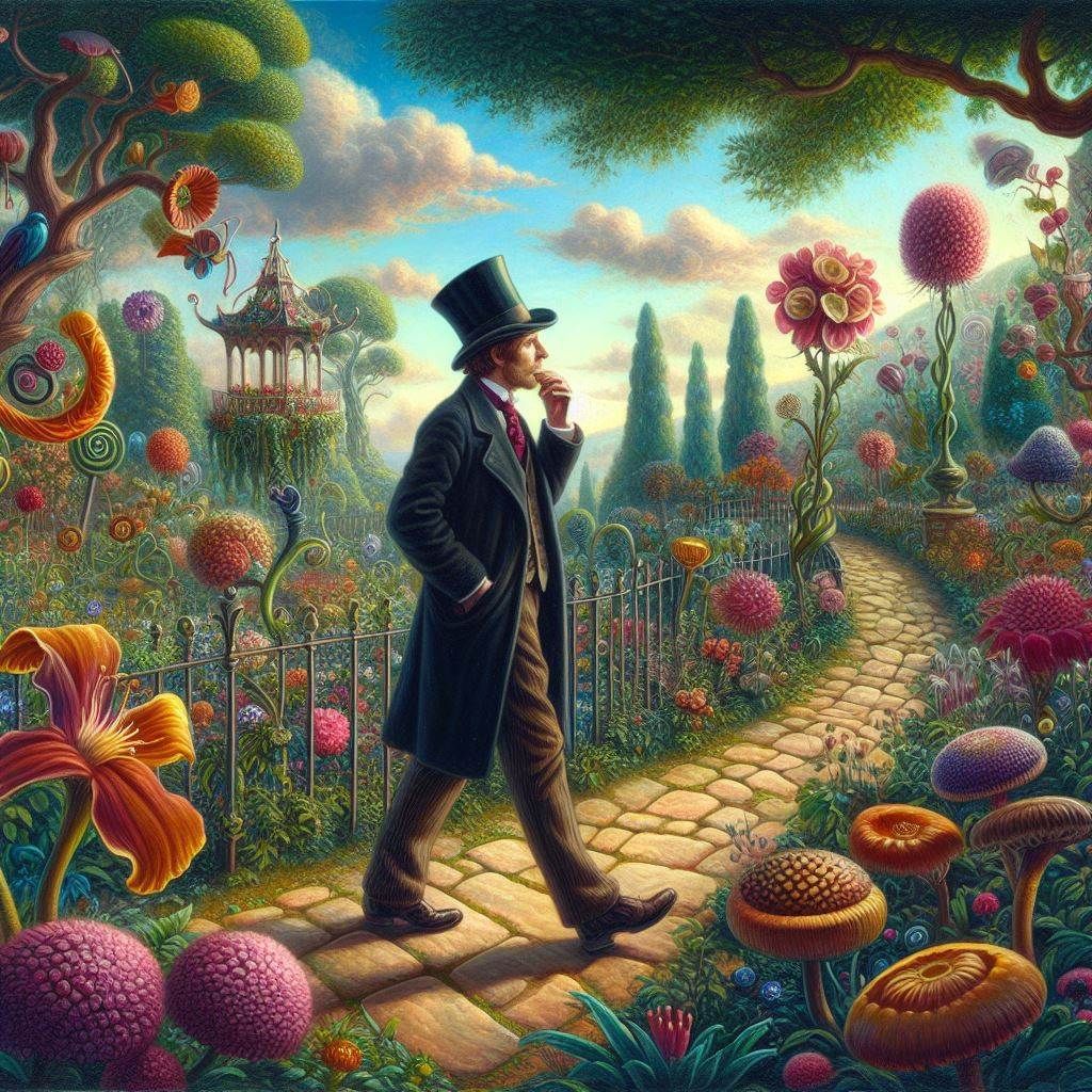 Surreal English Garden