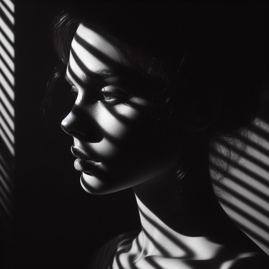 Black & White Portrait - AI Generated Artwork - NightCafe Creator