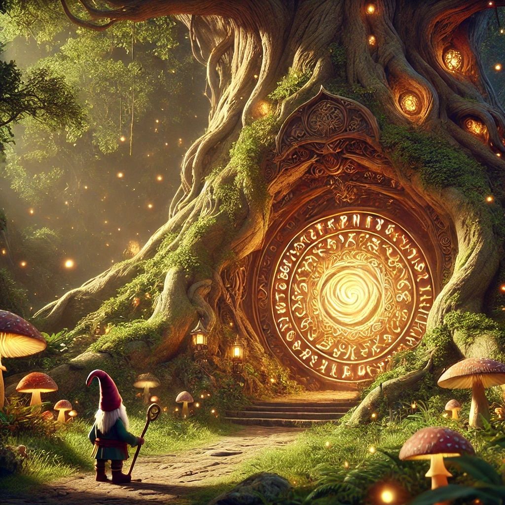 Der Eingang zur Gnome Welt 