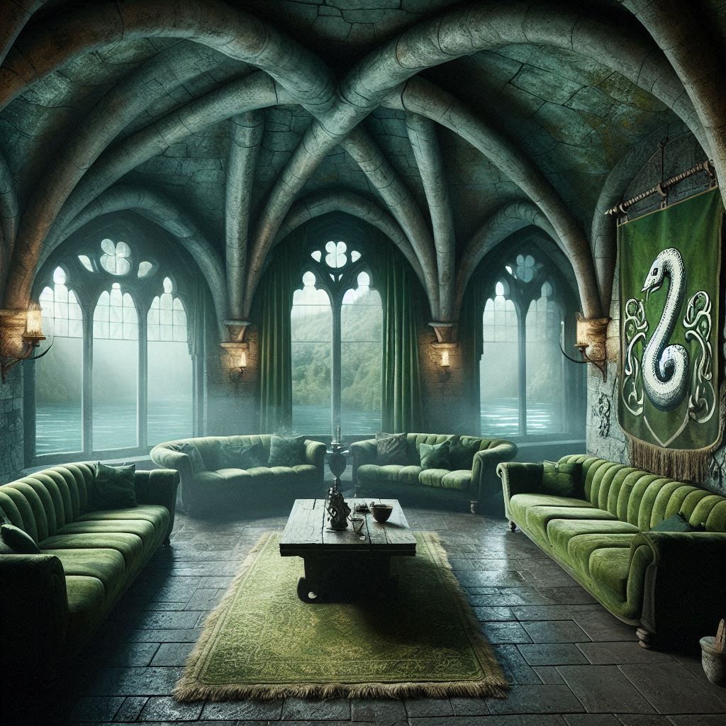 Slytherin Common Room  by @aeclark