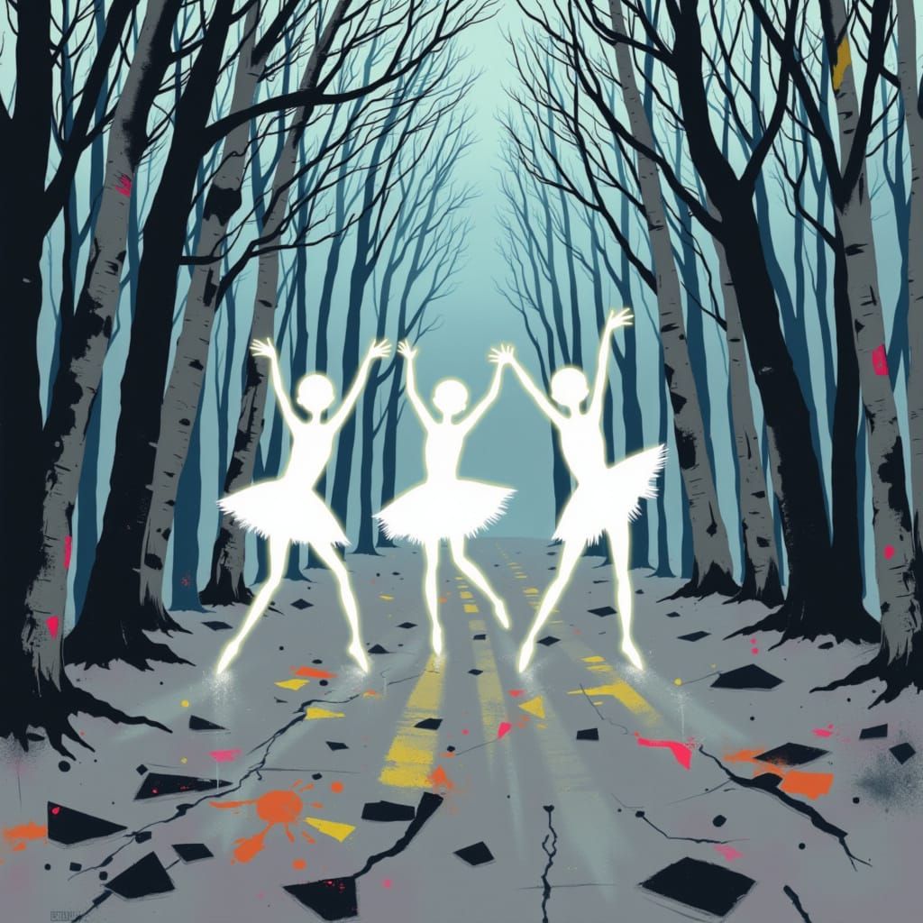 <lora:DANCING ALIENS:1.0> Ballerina