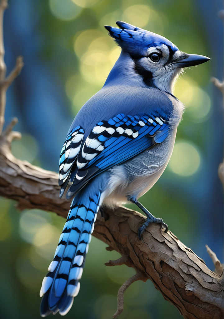 Blue Jay on a Tree
