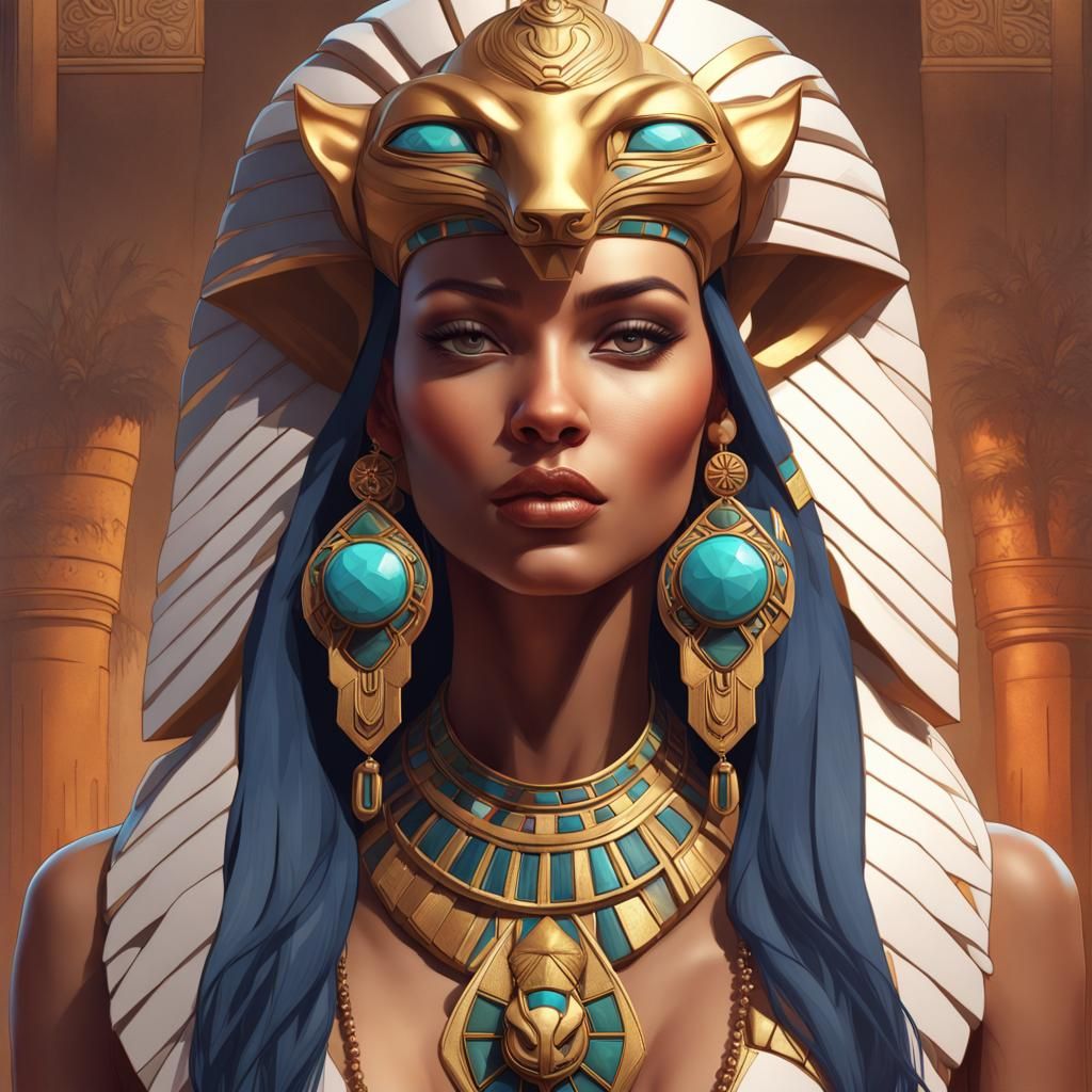 Ancient Egyptian Godess - AI Generated Artwork - NightCafe Creator