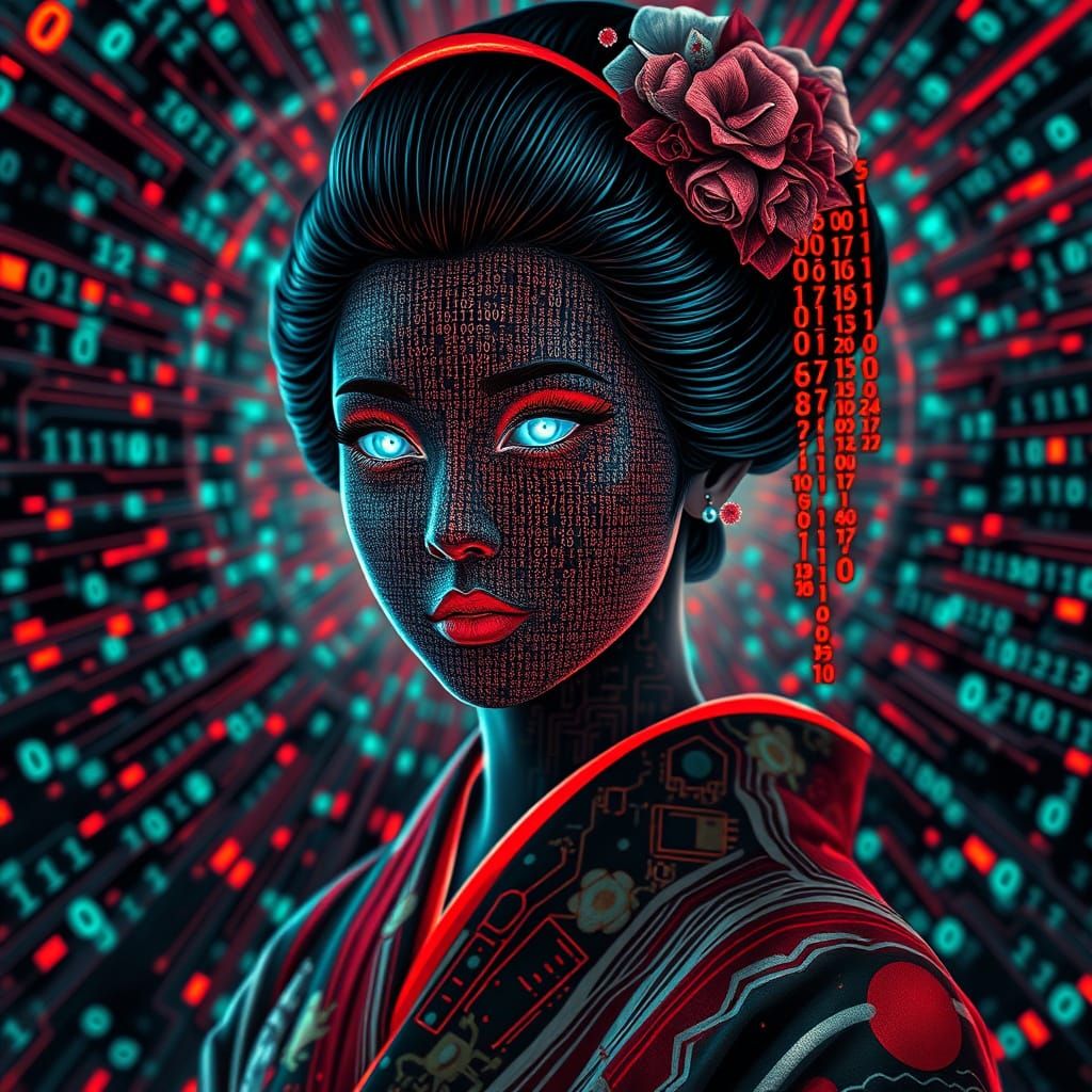 Code geisha  by @KiwiJellyBean