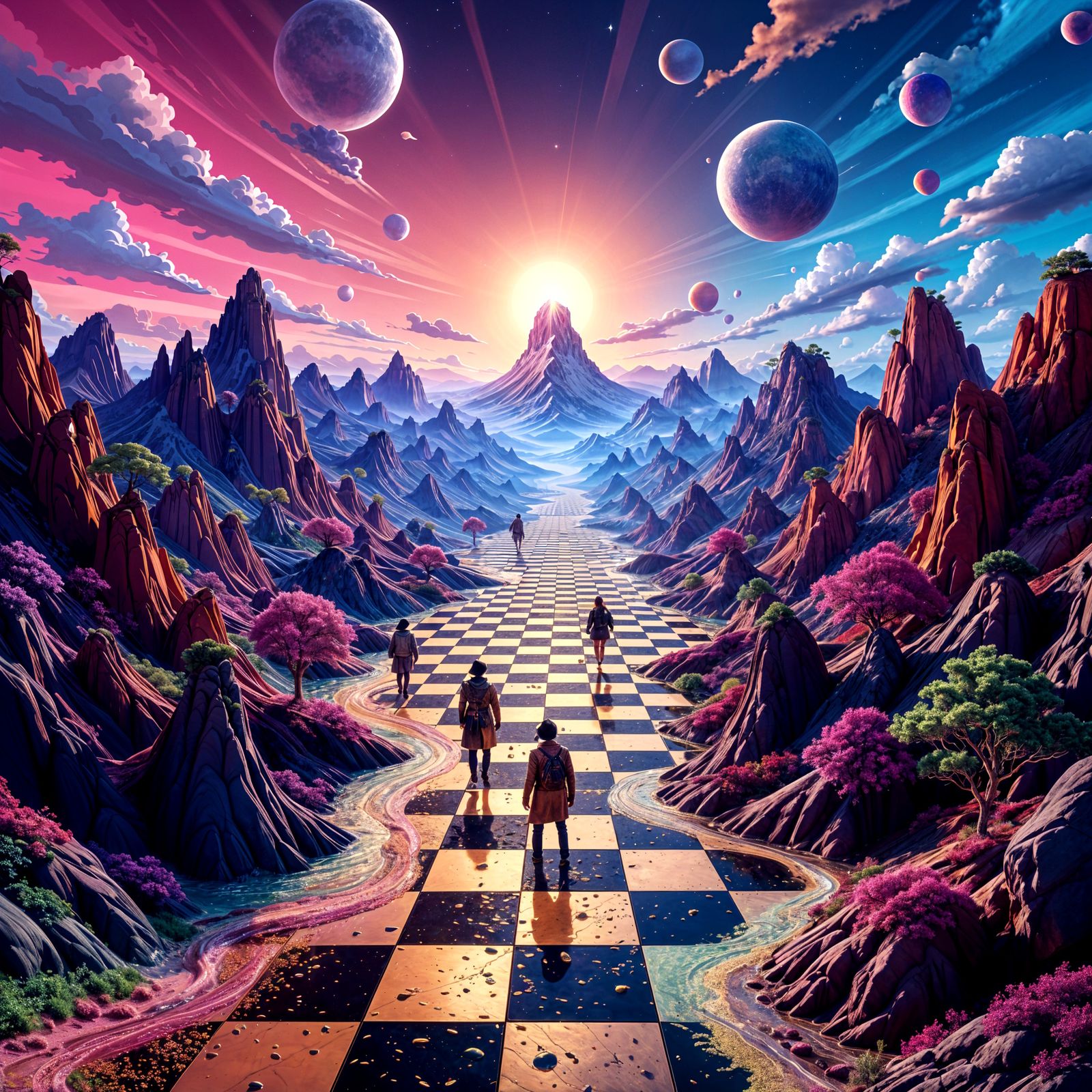 Checkerboards and Vanishing Points