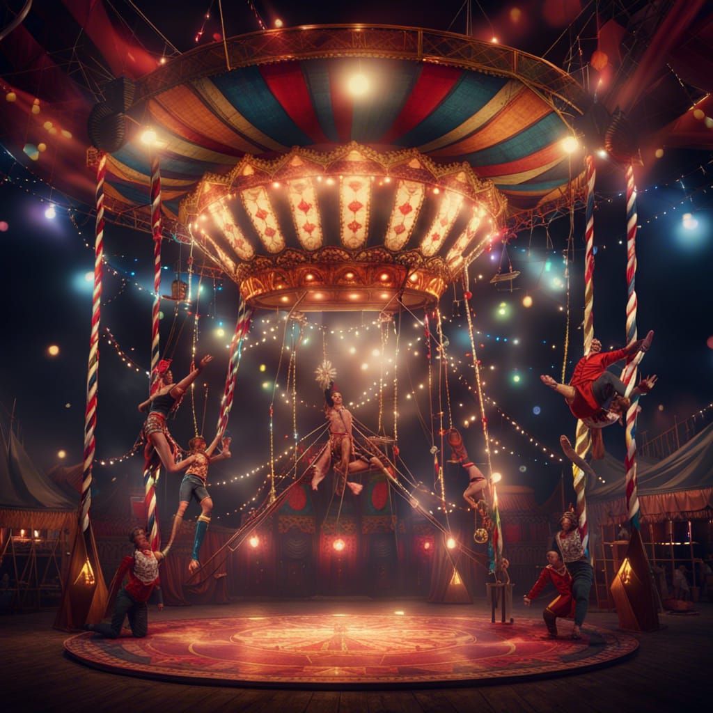 Beautiful Circus Performance