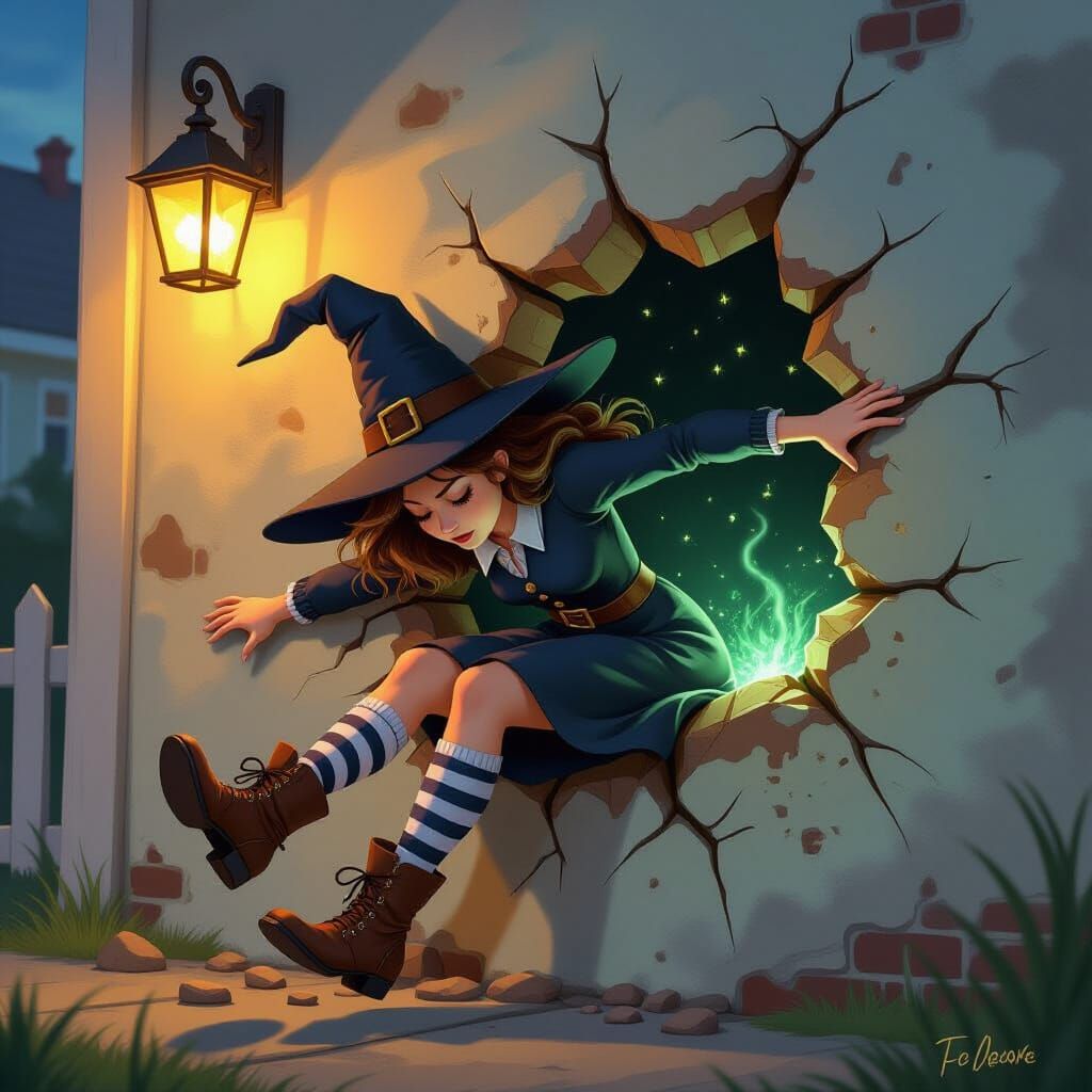 Witch Crash  by @THuggins