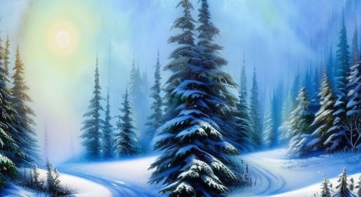 Natures Majestic Winter Beauty #48