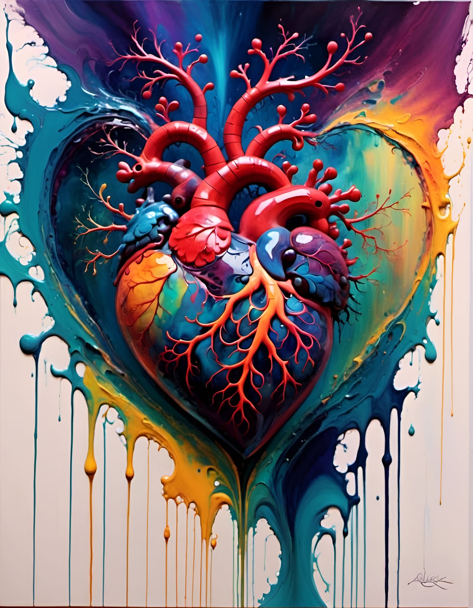 Heart is growing <lora:Liquid Rock Music:1.0> 