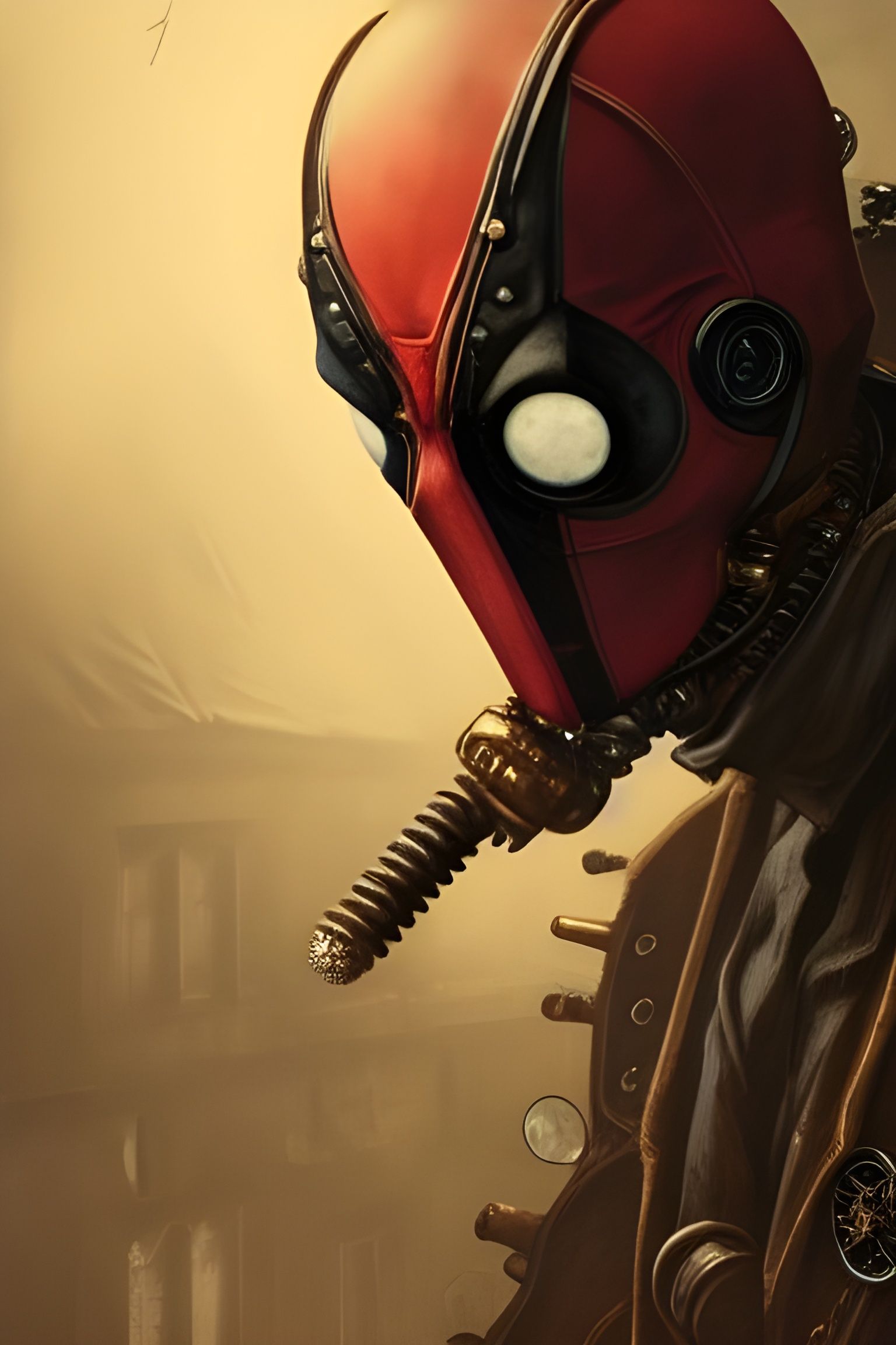 Deadpool enjoying his chimichangas - AI Generated Artwork - NightCafe  Creator