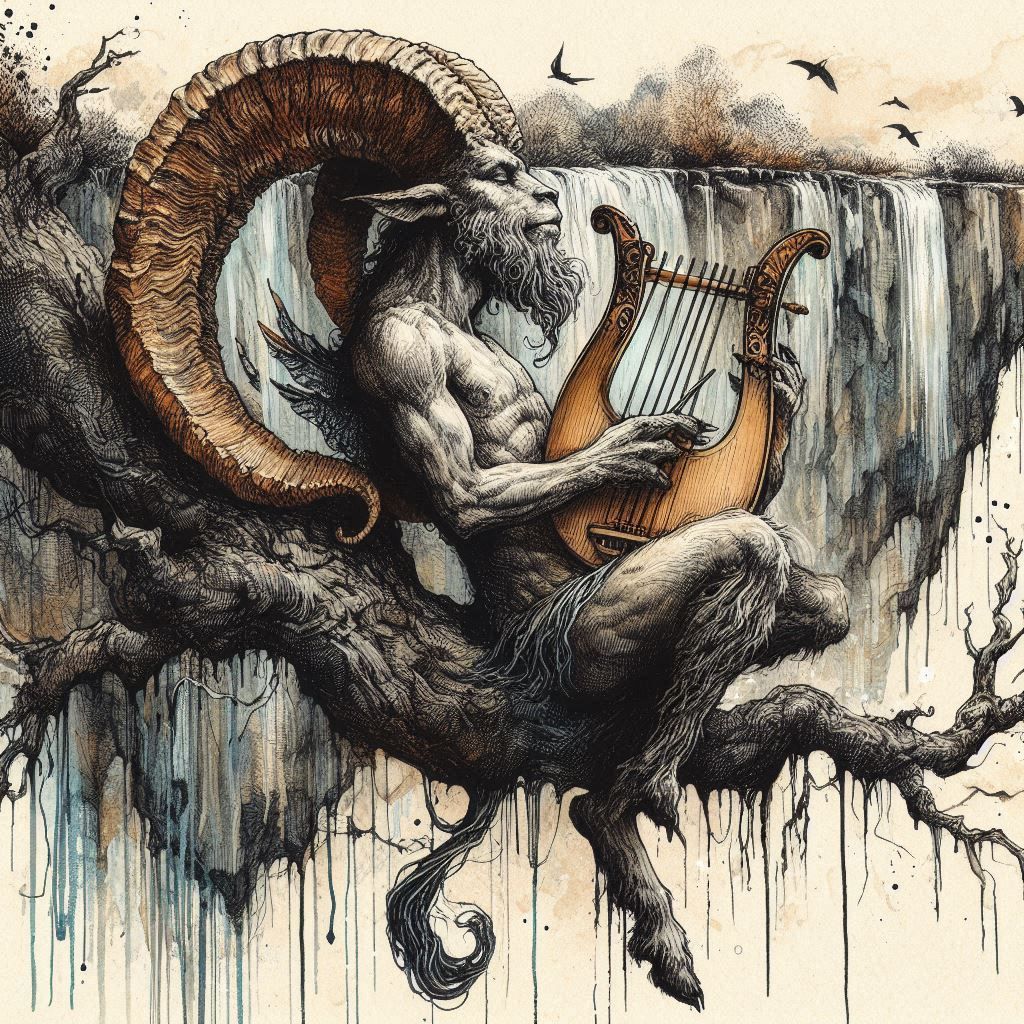 Music by the Waterfall