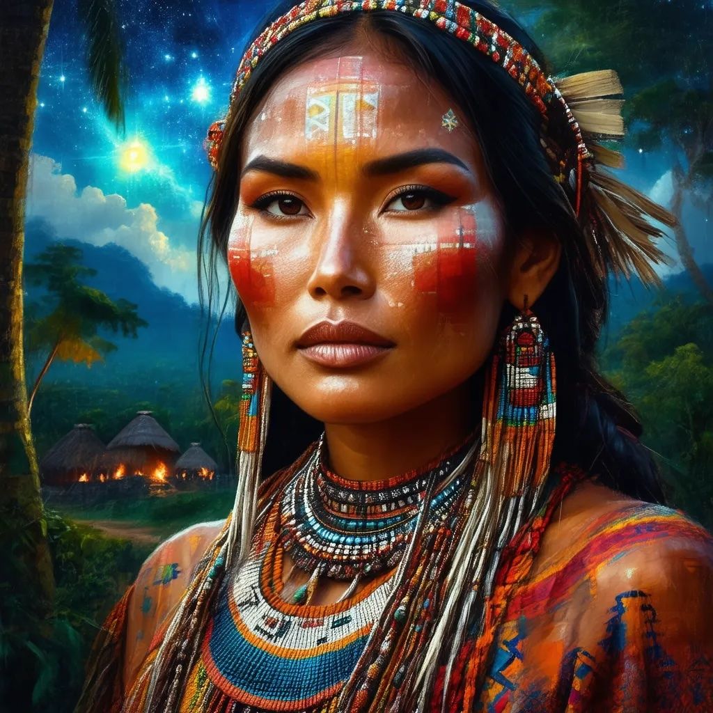 Kalanthi's skin was a canvas of night, painted by the stars themselves.  Her fingers were petal-soft, and her lips, a ro...