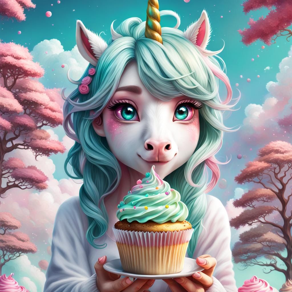 Cute, girly unicorn.