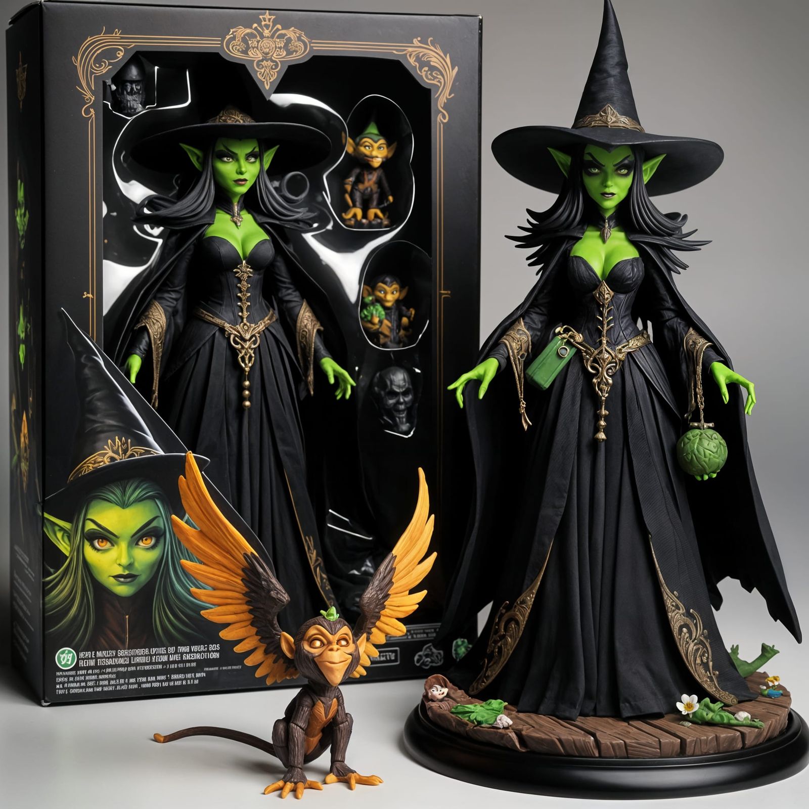 The Wicked Witch of the West and Her Flying Monkey.  by @William Wallis