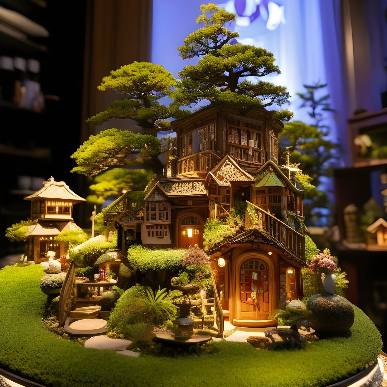 Bonsai Village  by @Username_Already_Taken