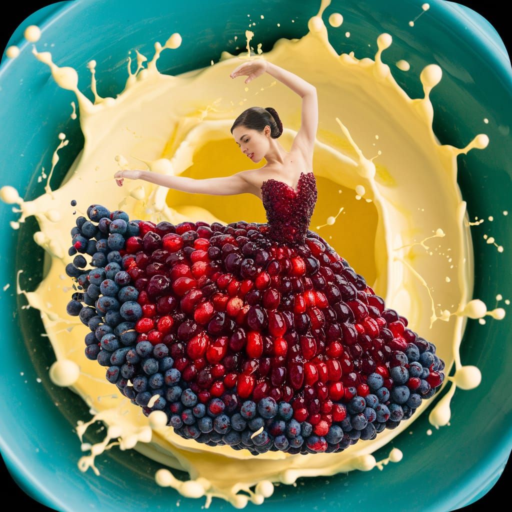 Berrydress custard splash   by @Wanagiyata