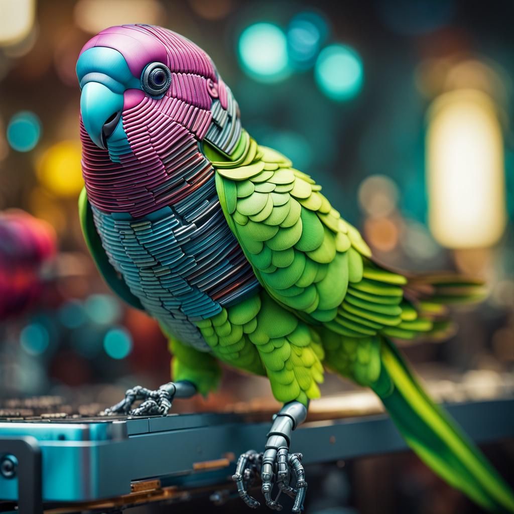 Robot parakeet