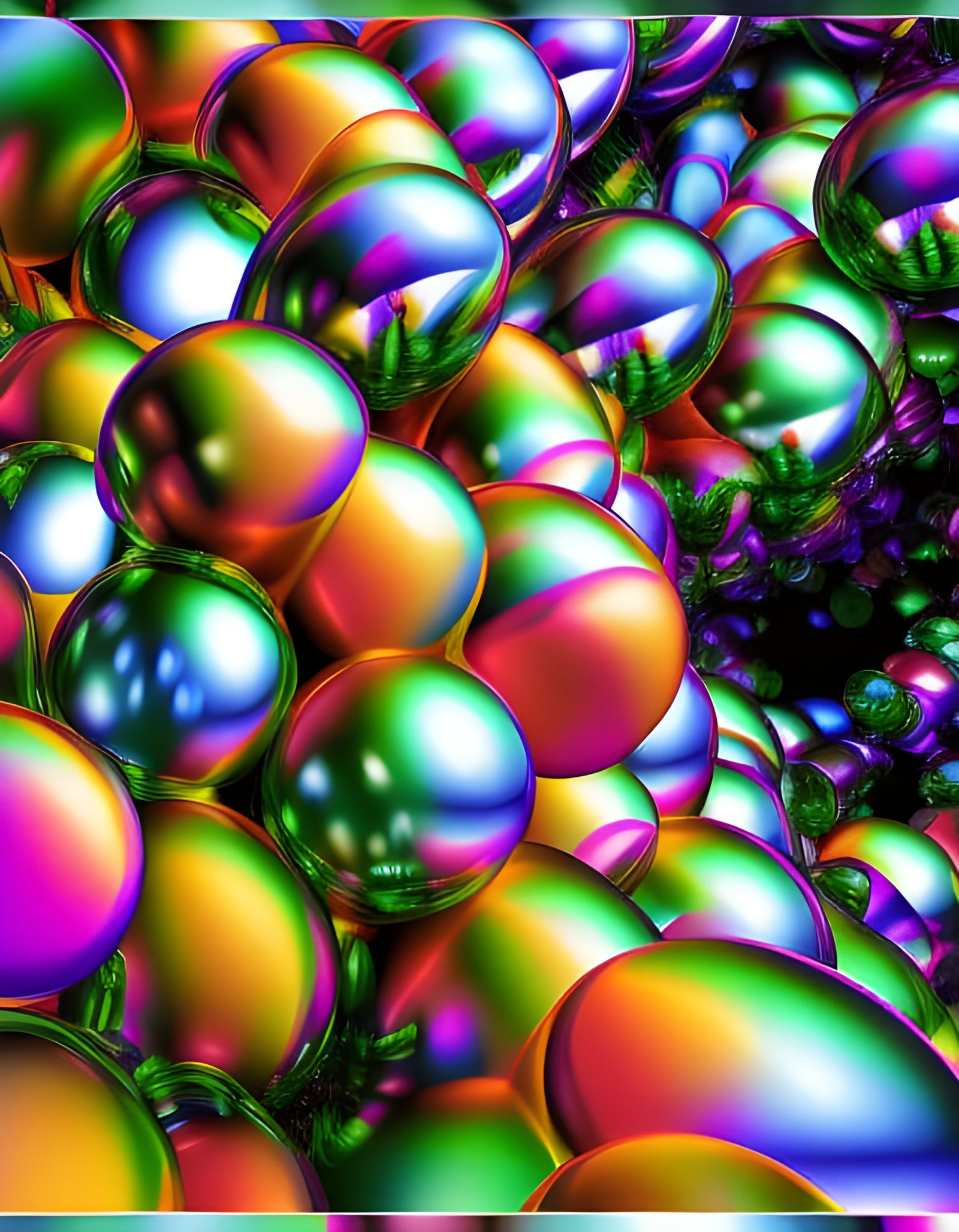 Bubbling Particles AI Generated Artwork NightCafe Creator