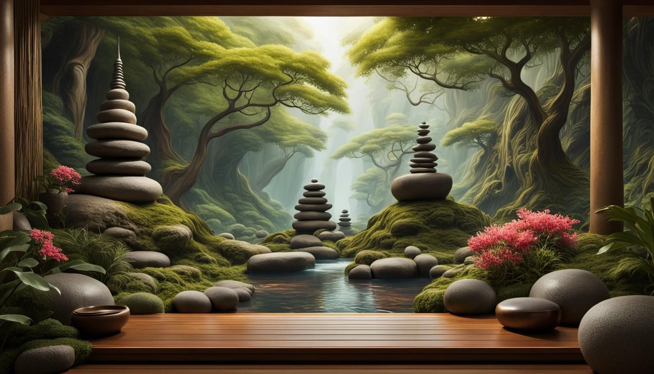 Zen - AI Generated Artwork - NightCafe Creator