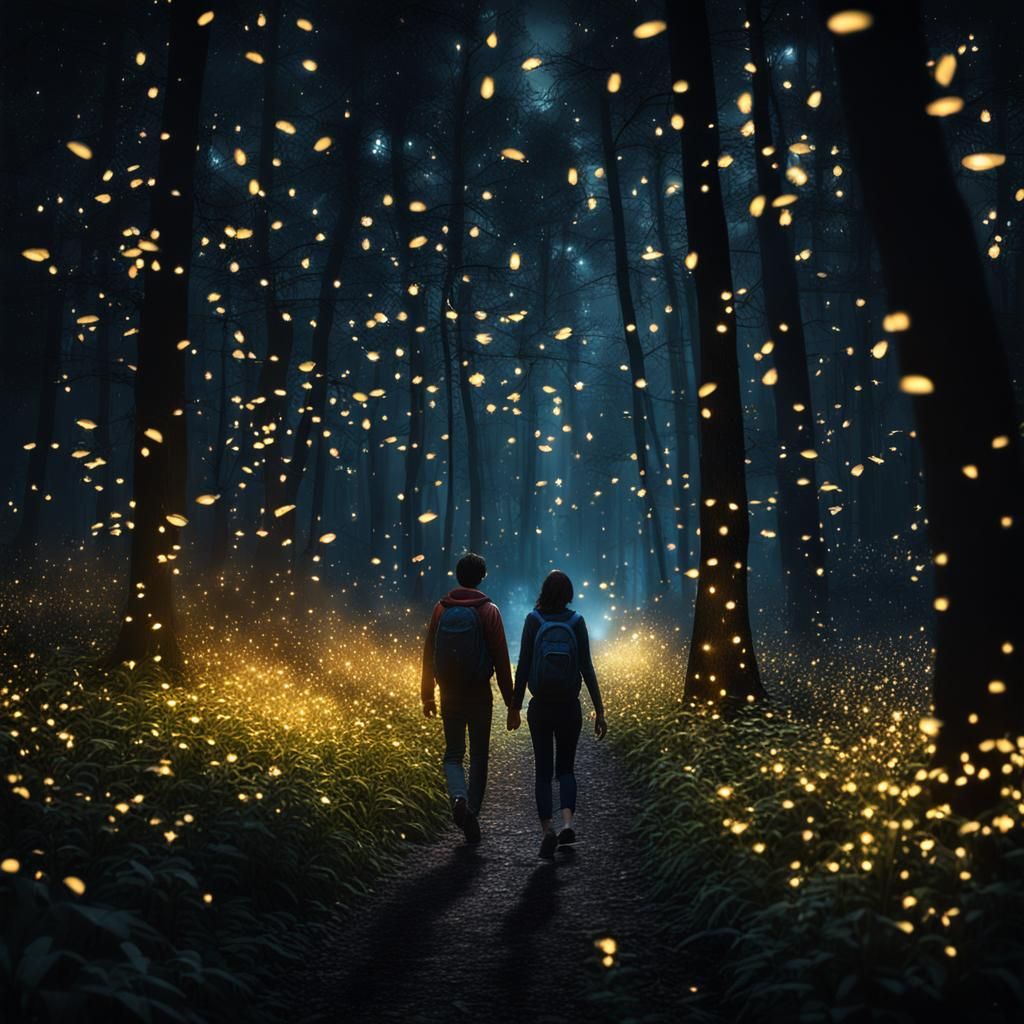 Walking among Fireflies