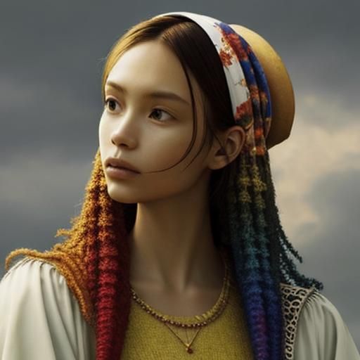 wise, emo, hippie, tattoo, elegant, photorealistic, realisti...
