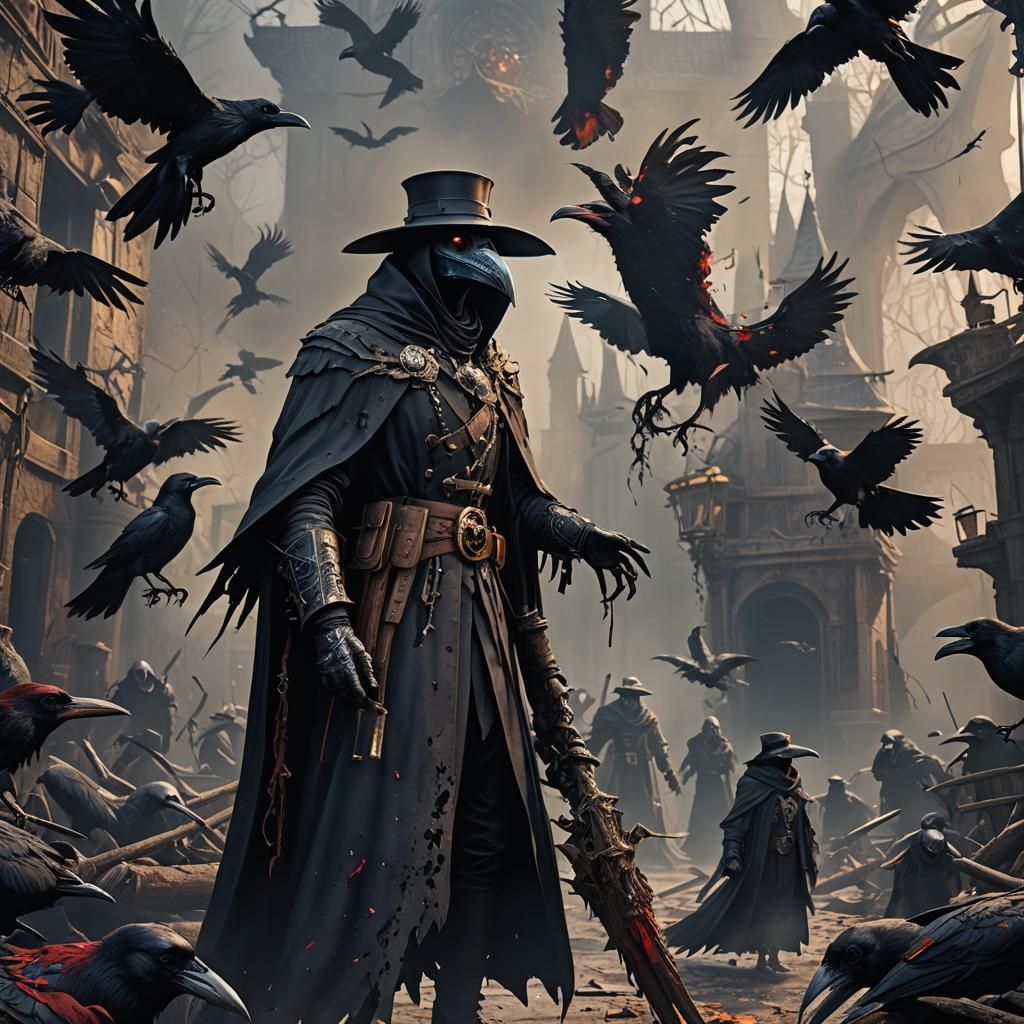 Raven plague doctor