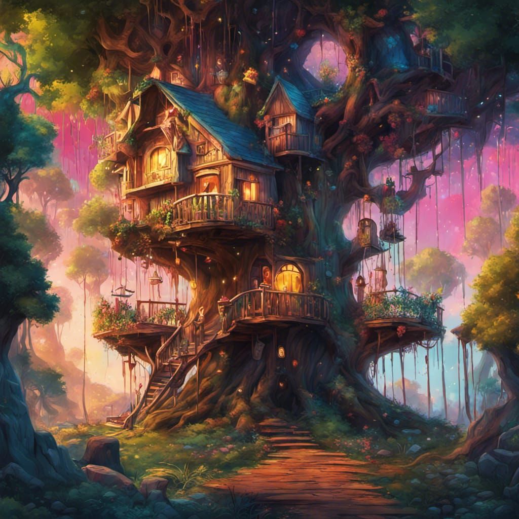 Magical Treehouse In Neverland