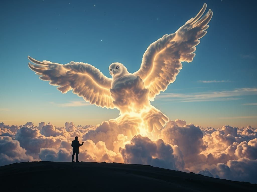 Cloud Sculptor shaping clouds  by @UnrealChronicles