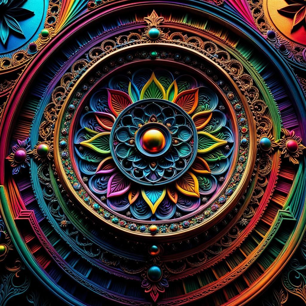 Unicode Symbols in Hyperrealistic Style