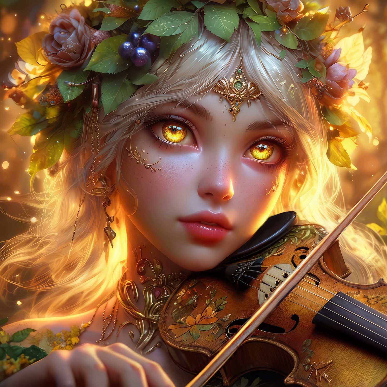 Violinist Ai Generated Artwork Nightcafe Creator 3139