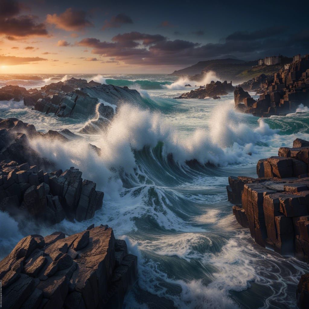 Rocky shoreline  by @Merilyn