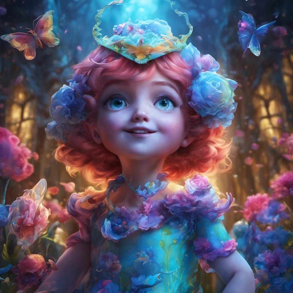 Lantana, the Fairy Princess - AI Generated Artwork - NightCafe Creator