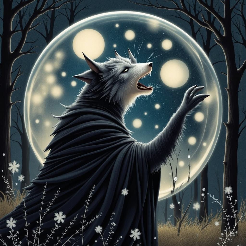 <lora:Mostly Magig 3:1.0> Big Bad Wolf