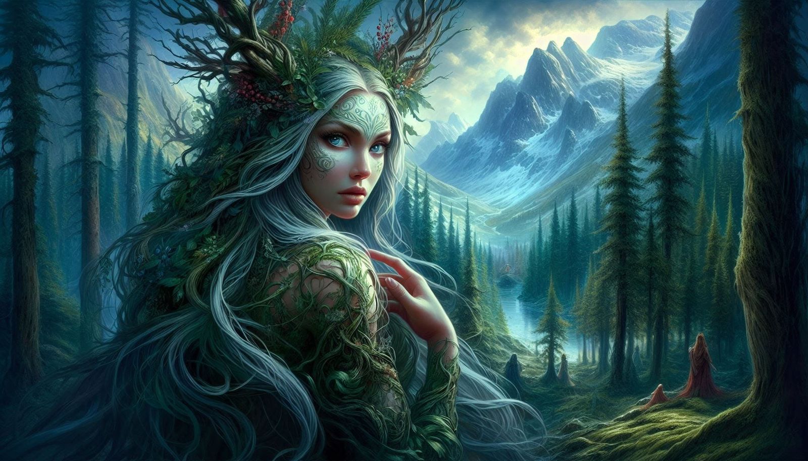 The Huldra is said to lure men deeper into the forest, never...