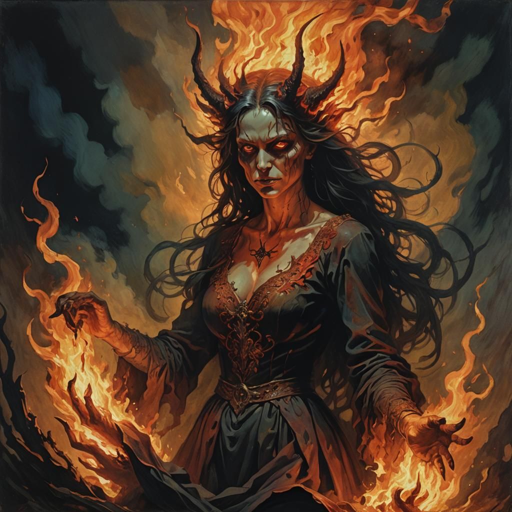 Firey Portrait