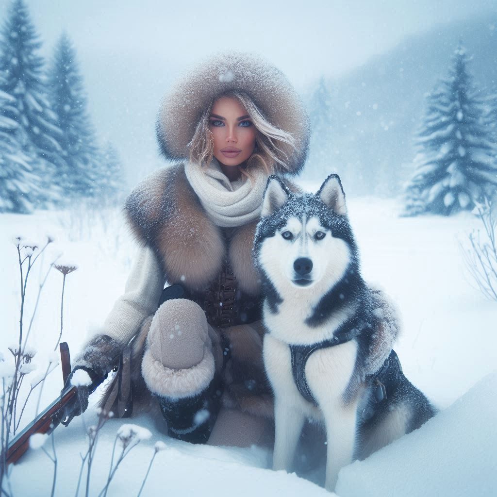 Caught in a snow storm