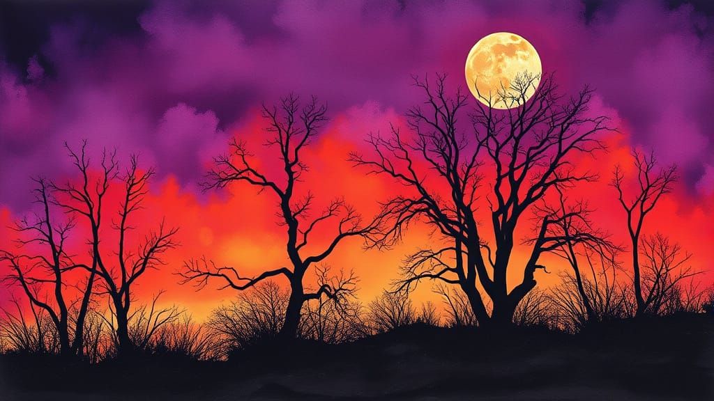 Purple & Orange   by @Colin Davis