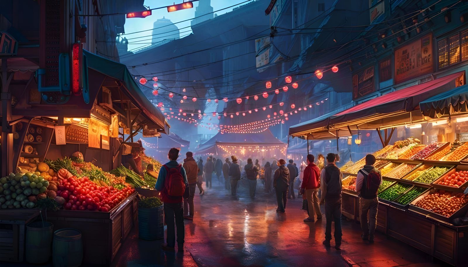 Night Market  by @Quiet Volcano