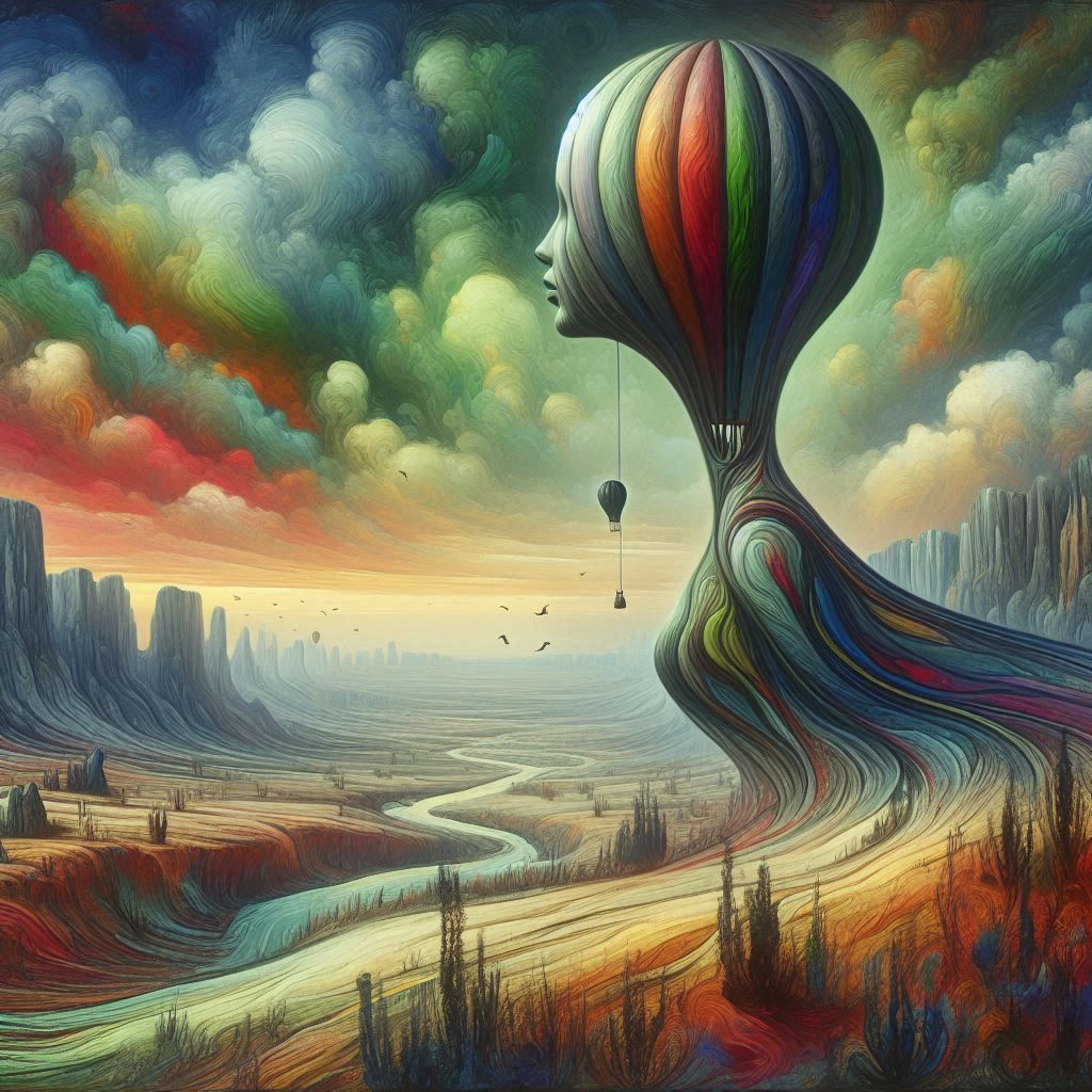 SURREAL BALLOON LADY 4