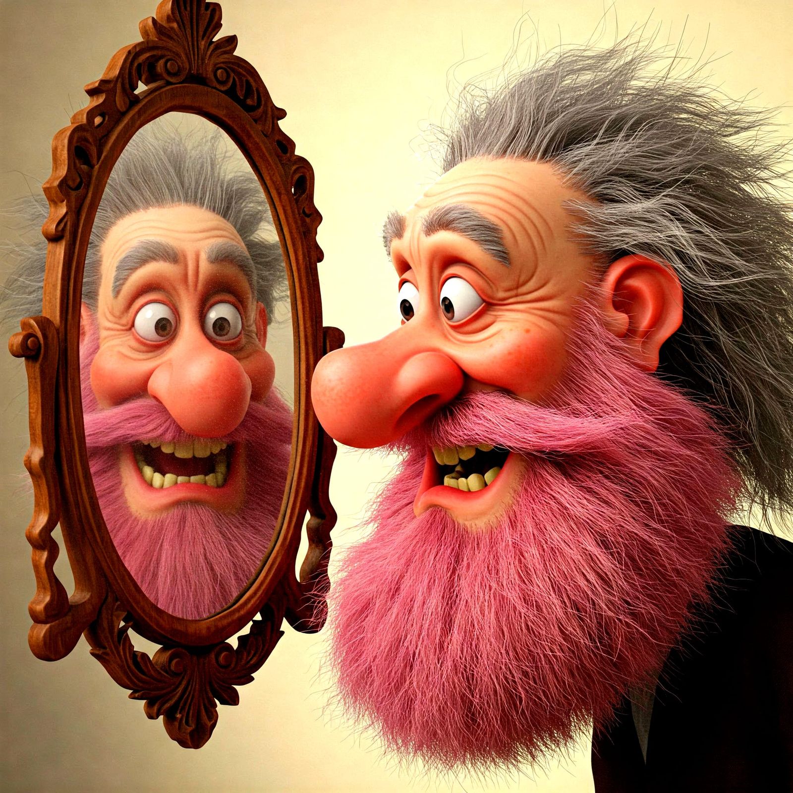 "The label said 'chestnut'!" 
(based on a true story)