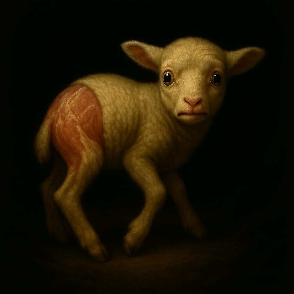 little lamb, not a ham
