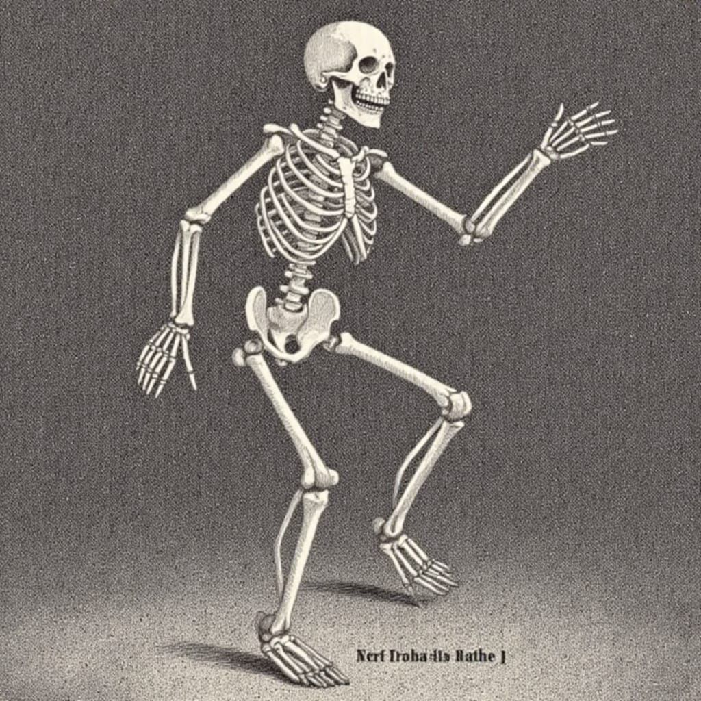 Human Skeleton Dancing