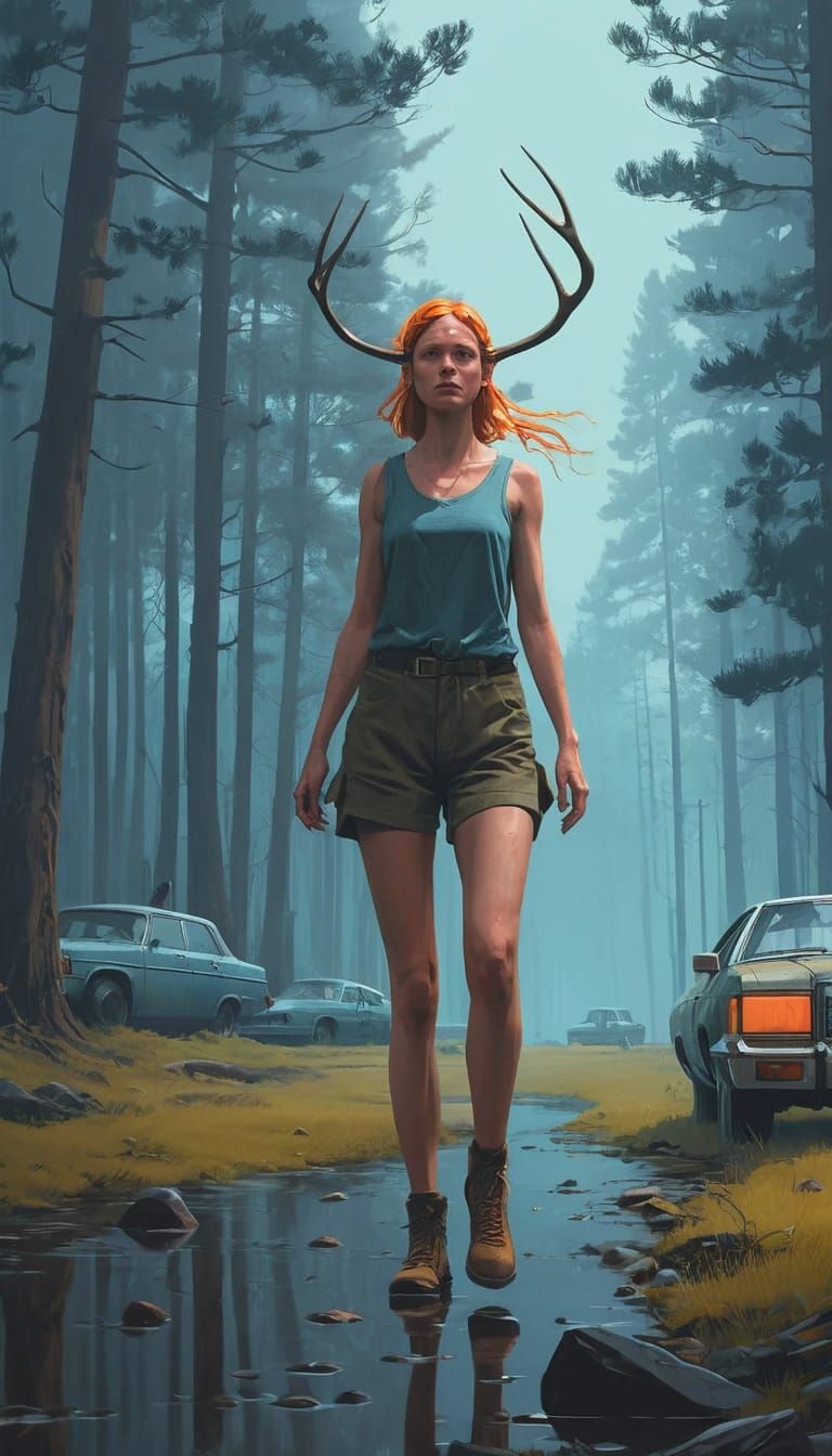 "Giantess Modern Maenad"