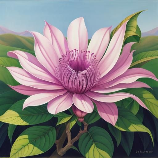 Magnolia nettles O’Keeffe