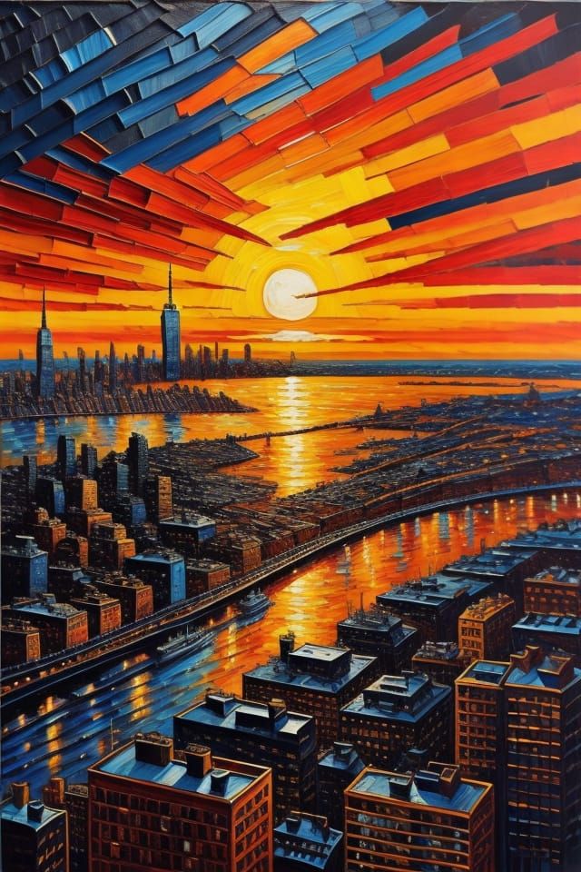 Sunset in the City