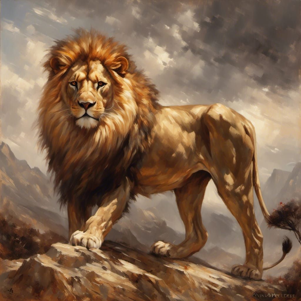 A majestic lion <lora:The Swanland Effect:1.0> 