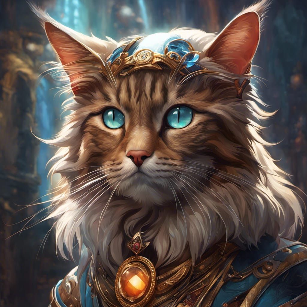 Cat Wizard - AI Generated Artwork - NightCafe Creator