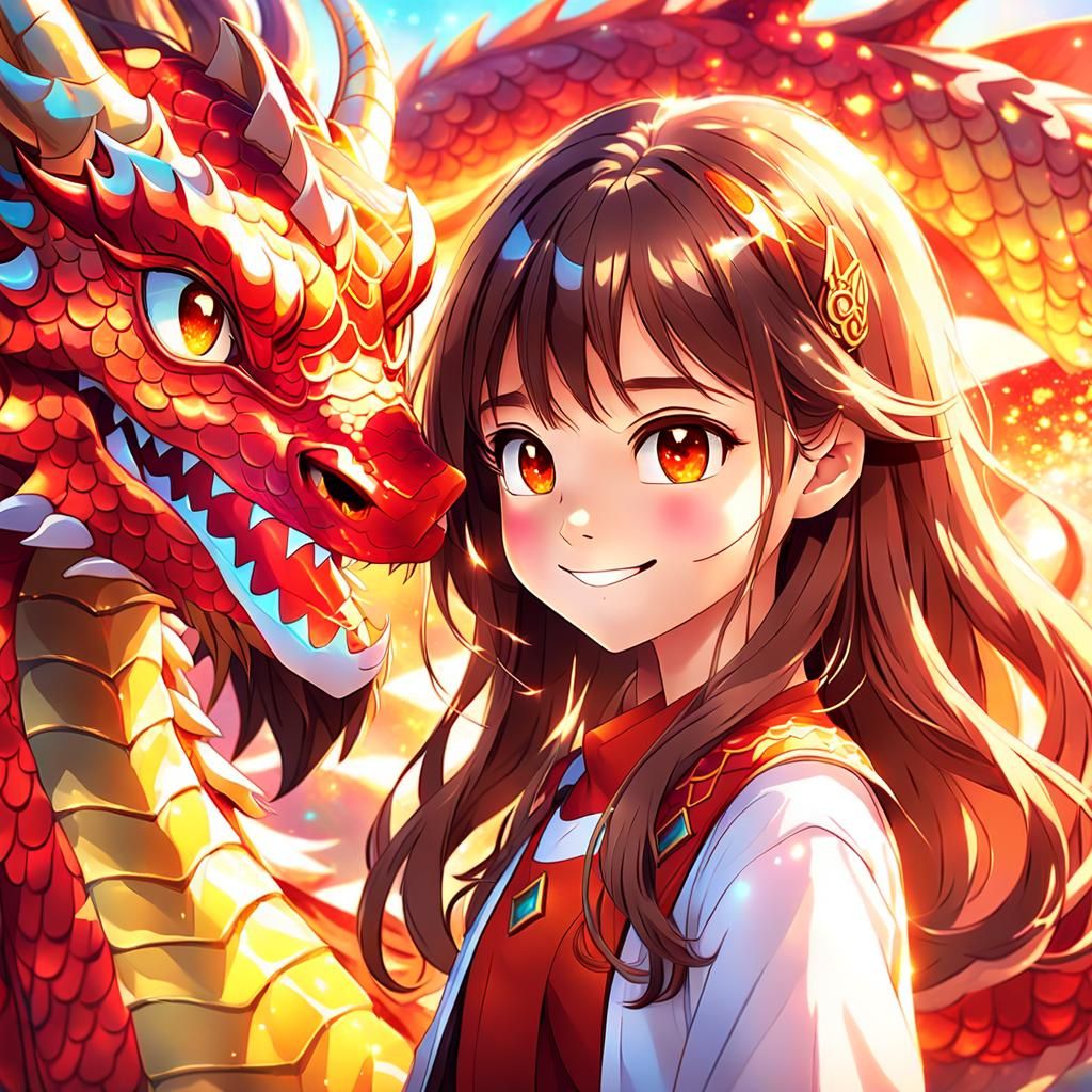 Sam Turner the dragon trainer with Fireball