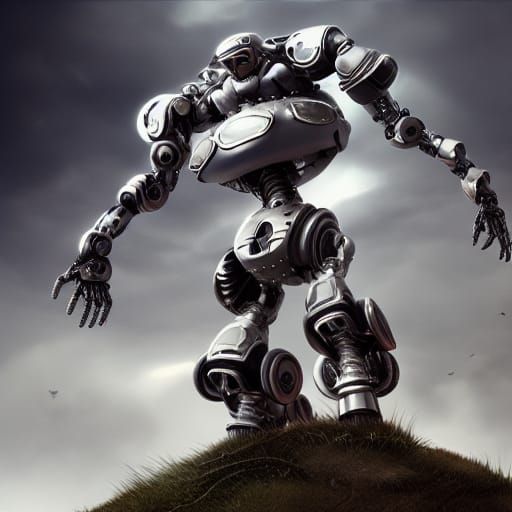 ai synth robot AI Generated Artwork NightCafe Creator